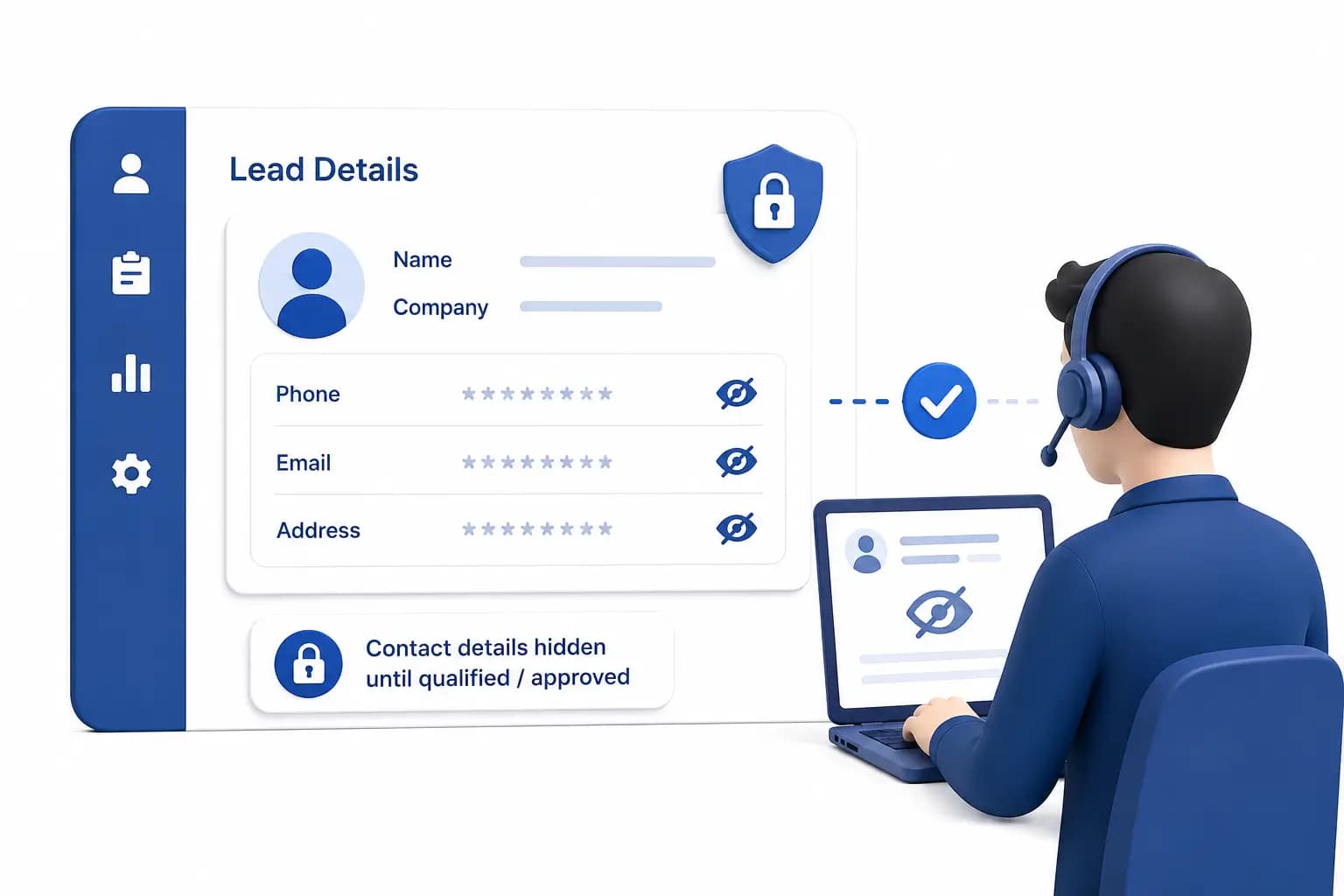 Masked Lead Views for Agents