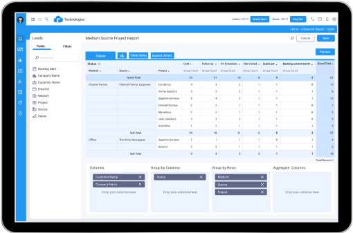 tele caller management crm